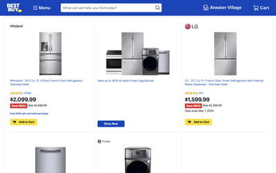 Best Buy website screenshot