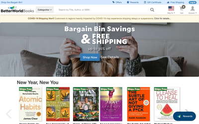 Better World Books website screenshot