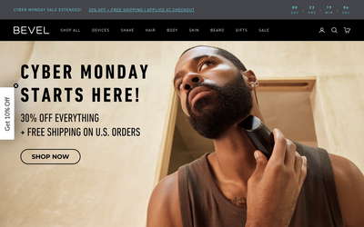 Bevel website screenshot