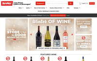 BevMo! website screenshot