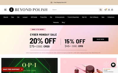 Beyond Polish website screenshot