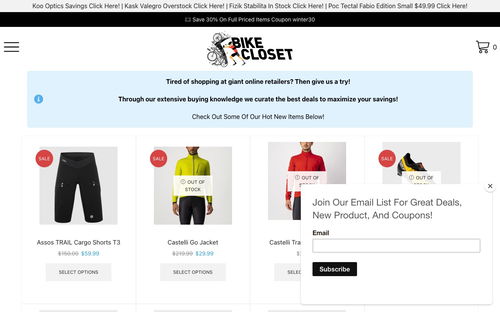 Bike Closet