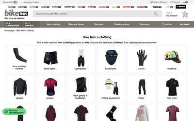 Bikeinn website screenshot