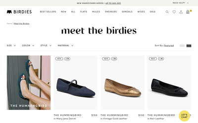 Birdies website screenshot