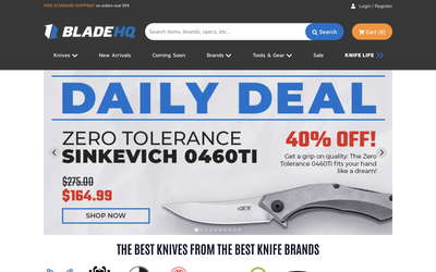 Blade HQ website screenshot