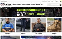 Blauer website screenshot