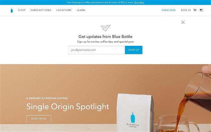 Blue Bottle Coffee - Ranks and Reviews