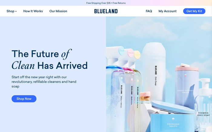 Blueland screenshot