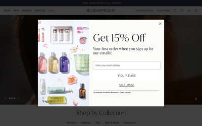Bluemercury website screenshot