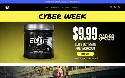 Bodybuilding.com website screenshot