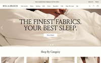 Boll & Branch website screenshot