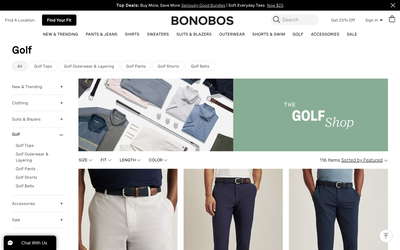 Bonobos website screenshot