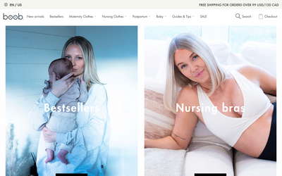 Boob Design website screenshot