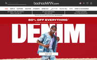 boohooMAN website screenshot