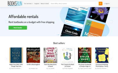BooksRun website screenshot