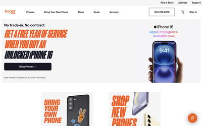 Boost Mobile on Shomp