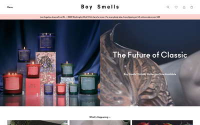 Boy Smells website screenshot