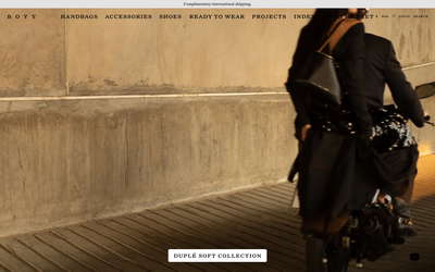 BOYY website screenshot