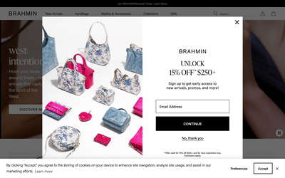 Brahmin website screenshot