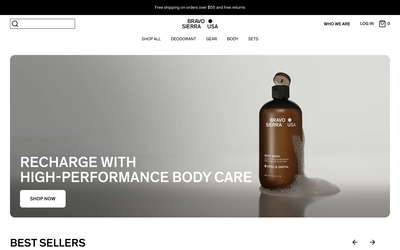 Bravo Sierra website screenshot