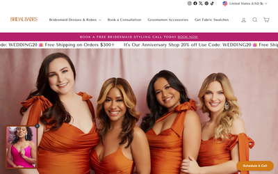 Bridal Babes website screenshot