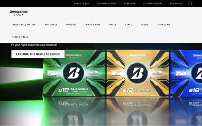 Bridgestone Golf on Shomp