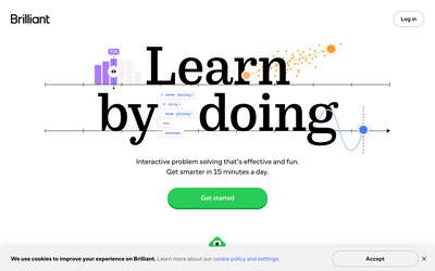 Brilliant website screenshot