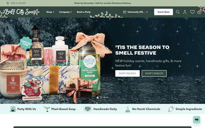 Buff City Soap website screenshot