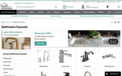 Build.com website screenshot