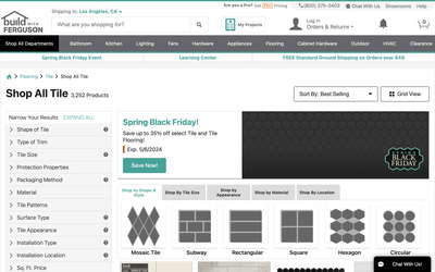 Build.com website screenshot