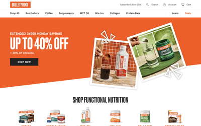 Bulletproof website screenshot