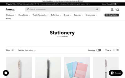 bungu website screenshot
