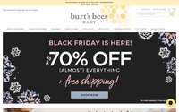 Burt's Bees Baby website screenshot