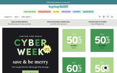 buybuy BABY website screenshot