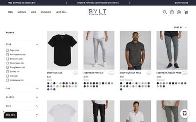 BYLT Basics website screenshot