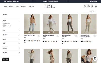 BYLT Basics website screenshot
