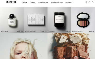 BYREDO website screenshot