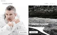 Canada Goose website screenshot