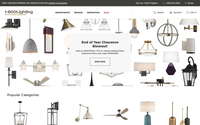 Capitol Lighting website screenshot