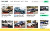 Cars And Bids website screenshot