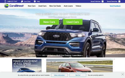 CarsDirect website screenshot