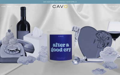 CAVO website screenshot