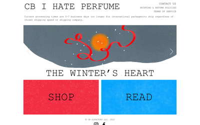 CB I Hate Perfume website screenshot