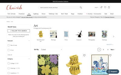 Chairish website screenshot