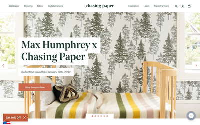 Chasing Paper website screenshot