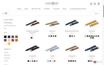 ColaReb website screenshot