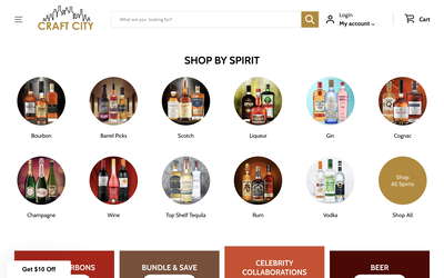 Craft City website screenshot