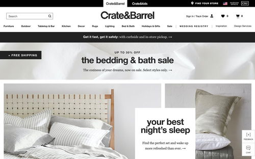 Crate and Barrel