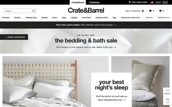 Crate and Barrel - Ranks and Reviews