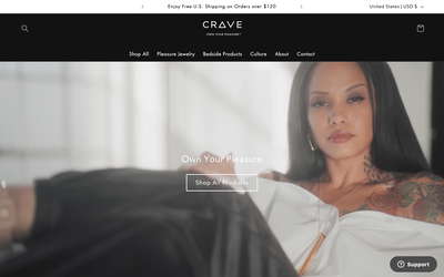 Crave website screenshot